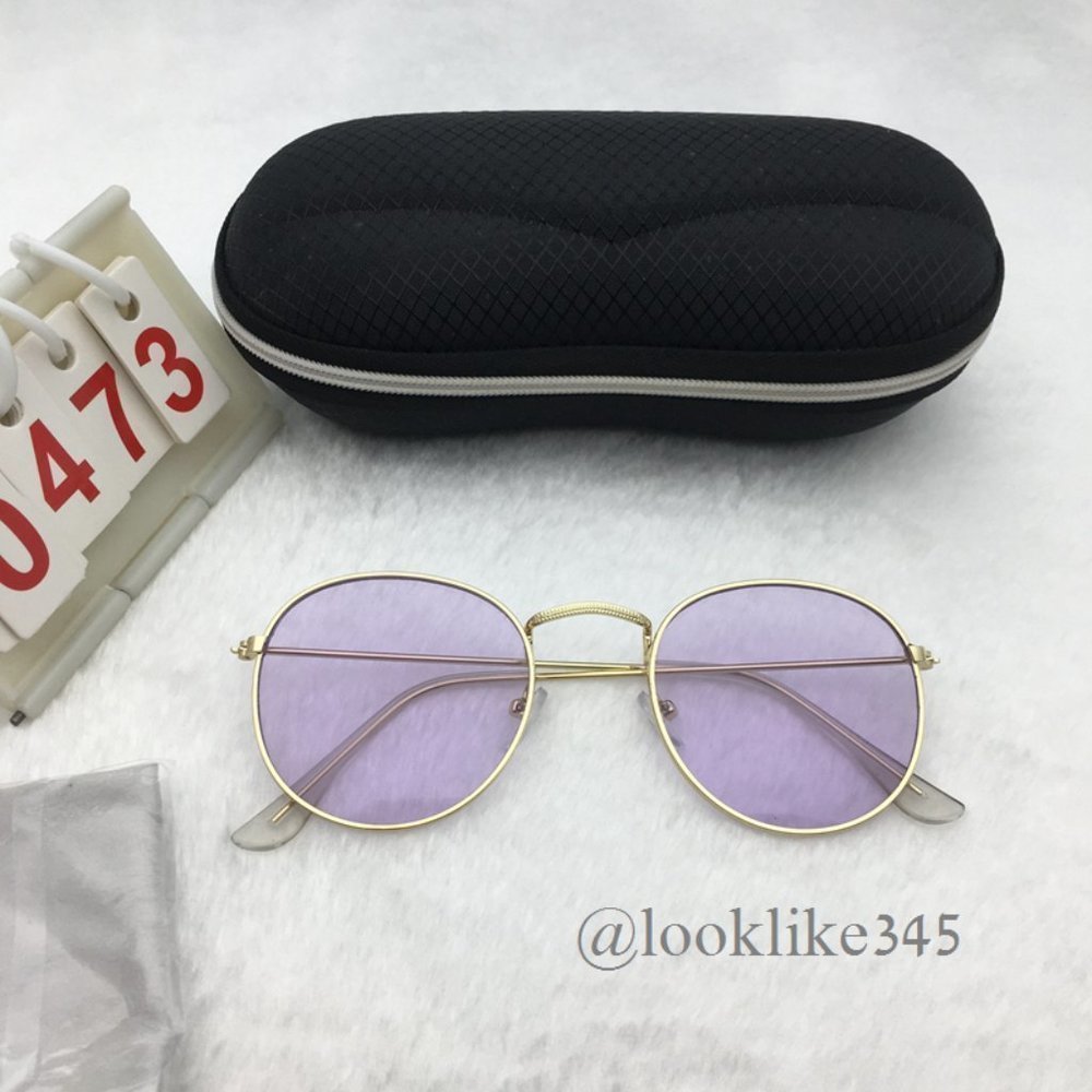 Round Fashion Retro Vintage Sunglasses
